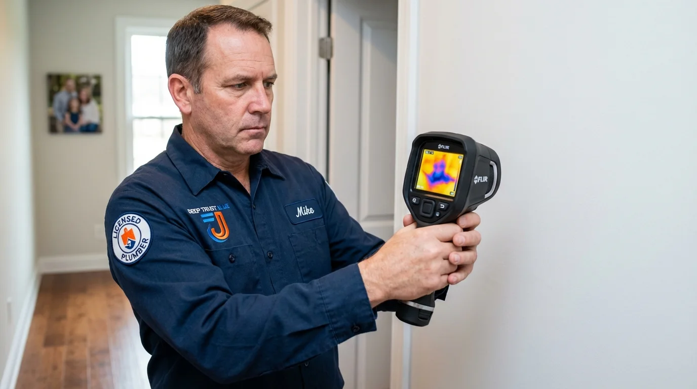 Thermal imaging leak detection by Johns Plumbing LLC in Reese